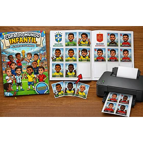 Arquivo Àlbum de Figurinhas Copa do Mundo Kids 2026