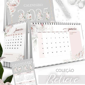 Arquivo Calendário 2025 Coleção Believe - BICHO PAPEL