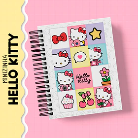 Arquivo Caderno Minizinha Hello Kitty Rosa