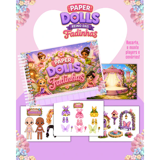 Arquivo Paper Dolls Fadinhas