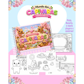 Arquivo Paper Dolls Para Colorir Capivaras