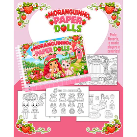 Arquivo Paper Dolls Para Colorir Moranguinho