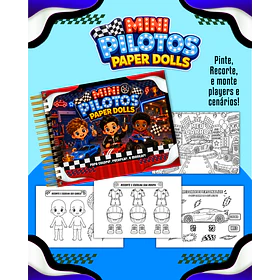 Arquivo Paper Dolls Para Colorir Carros