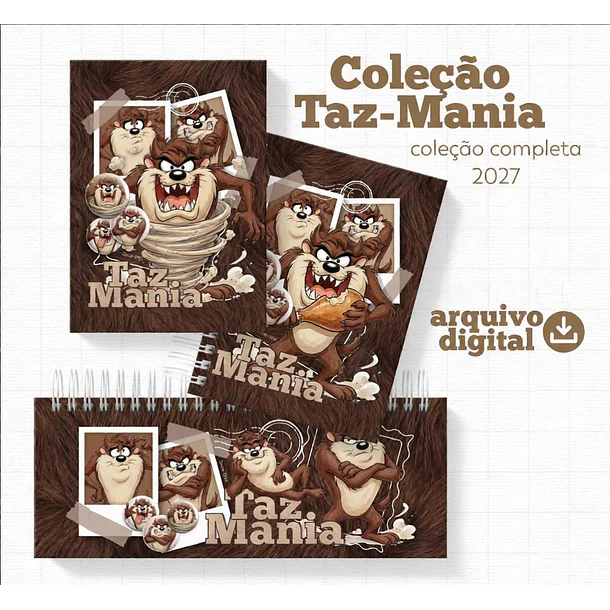 Arquivo Coleção Completa Taz Mania