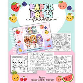 Arquivo Encadernação Paper Dolls Frutinhas