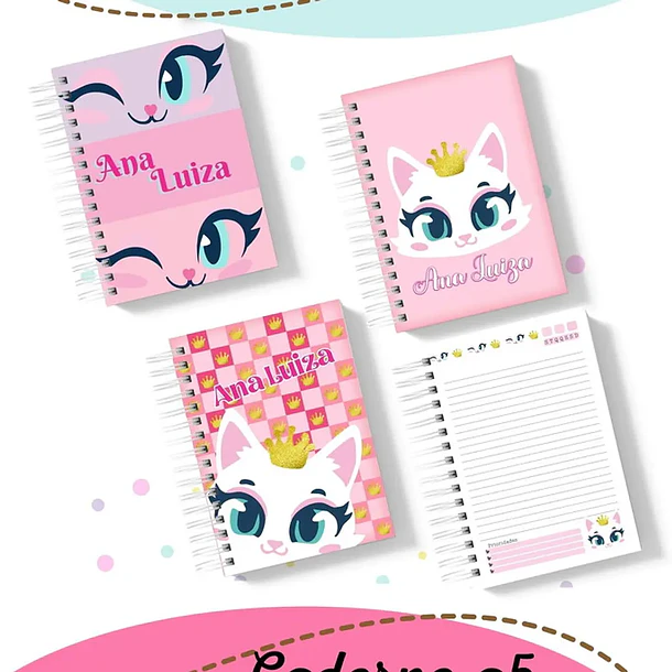 Arquivo Caderno Escolar Gatinha 2026