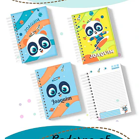 Arquivo Caderno Escolar Panda Menino 2026