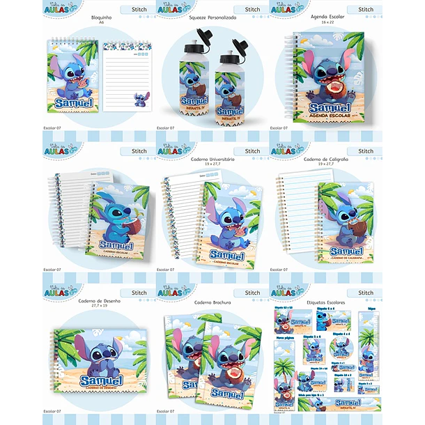 Arquivo Escolar Stitch 2026