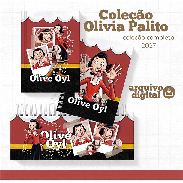 Arquivo Coleção Completa Olivia Palito