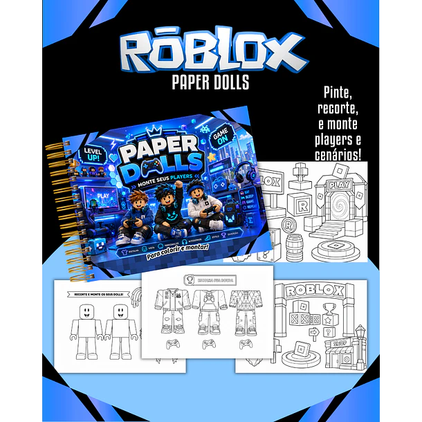 Arquivo Encadernação Paper Dolls Roblox