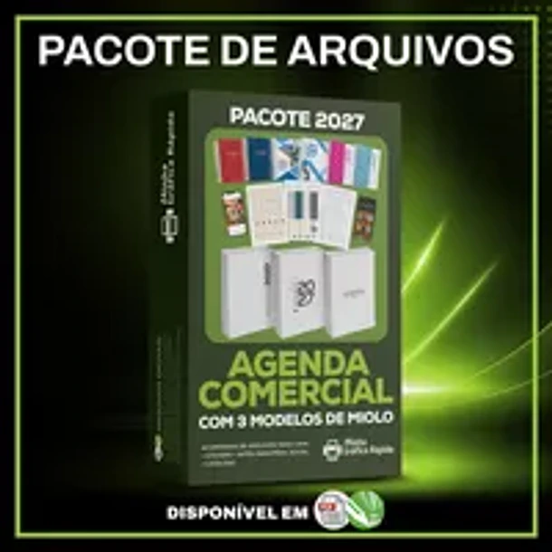 Arquivo Encadernação Agenda Comercial 2027