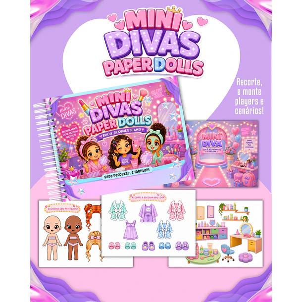 Arquivo Paper Dolls Mini Divas