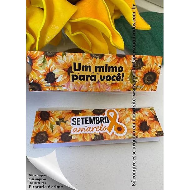 Arquivo Setembro Amarelo Tag/Adesivo Retangular - Crisolarts 2