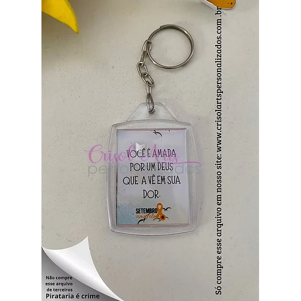 Arquivo Setembro Amarelo Tag/Adesivo Retangular - Crisolarts 4
