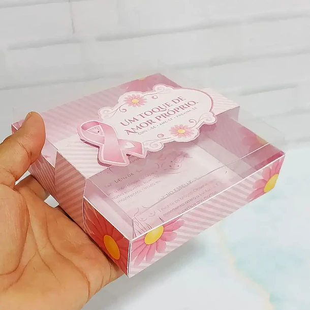 Arquivo Outubro Rosa Caixa Acetado - Kif Criações