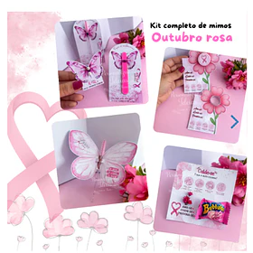 Arquivo Outubro Rosa Kit de Mimos - Personalizado da Thata