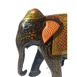 Elefante Pintado a Mano