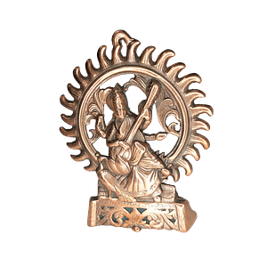 Diosa Saraswati - Terminacion cobre