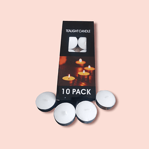 Velas pack de 10 UN 4horas 