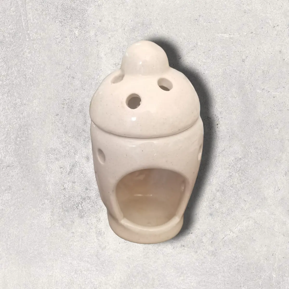 Quemador De Incienso Cerámico Elephant Backflow Cera