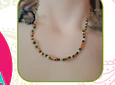 Collar Tulsi con mostacillas - 1 vuelta