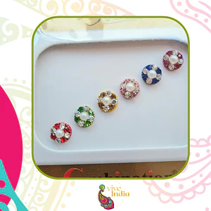Bindis puntos de colores XL