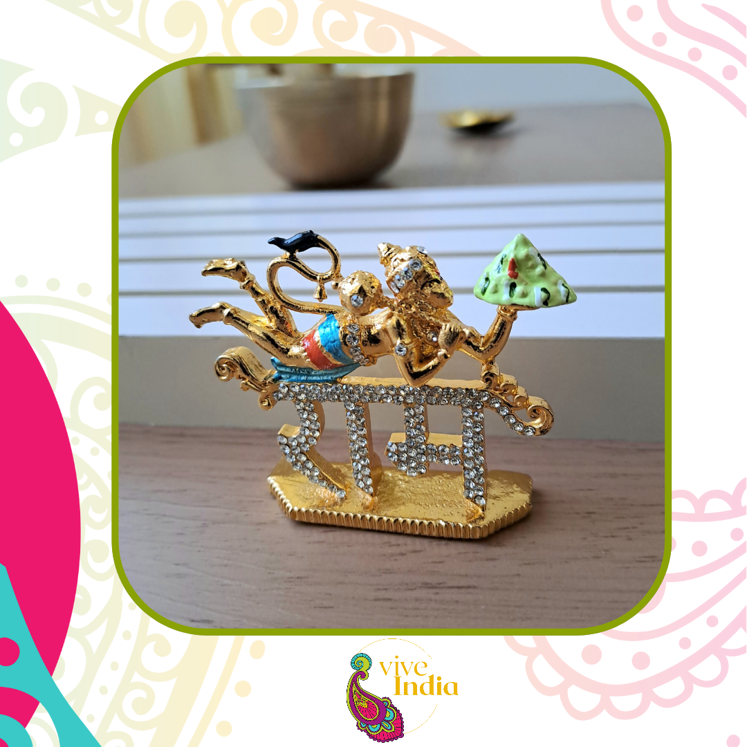 Sri Hanuman con piedras