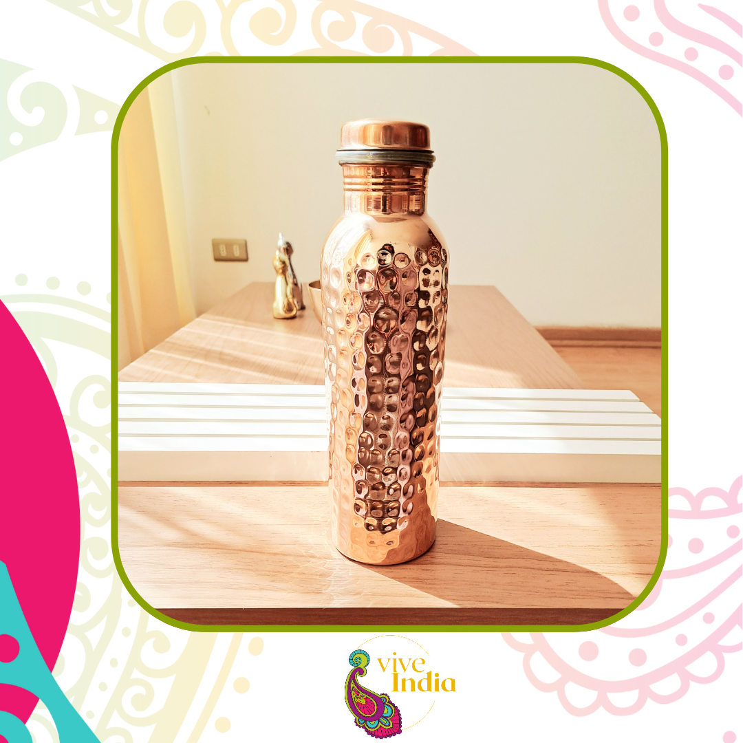 Botella de Cobre - Modelo martillado