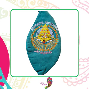 Bipas bordadas-diseño Sri Nrsimha