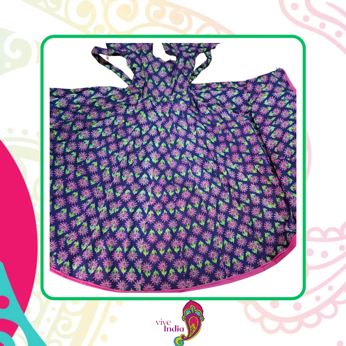 Anarkali de algodón Talla "S"