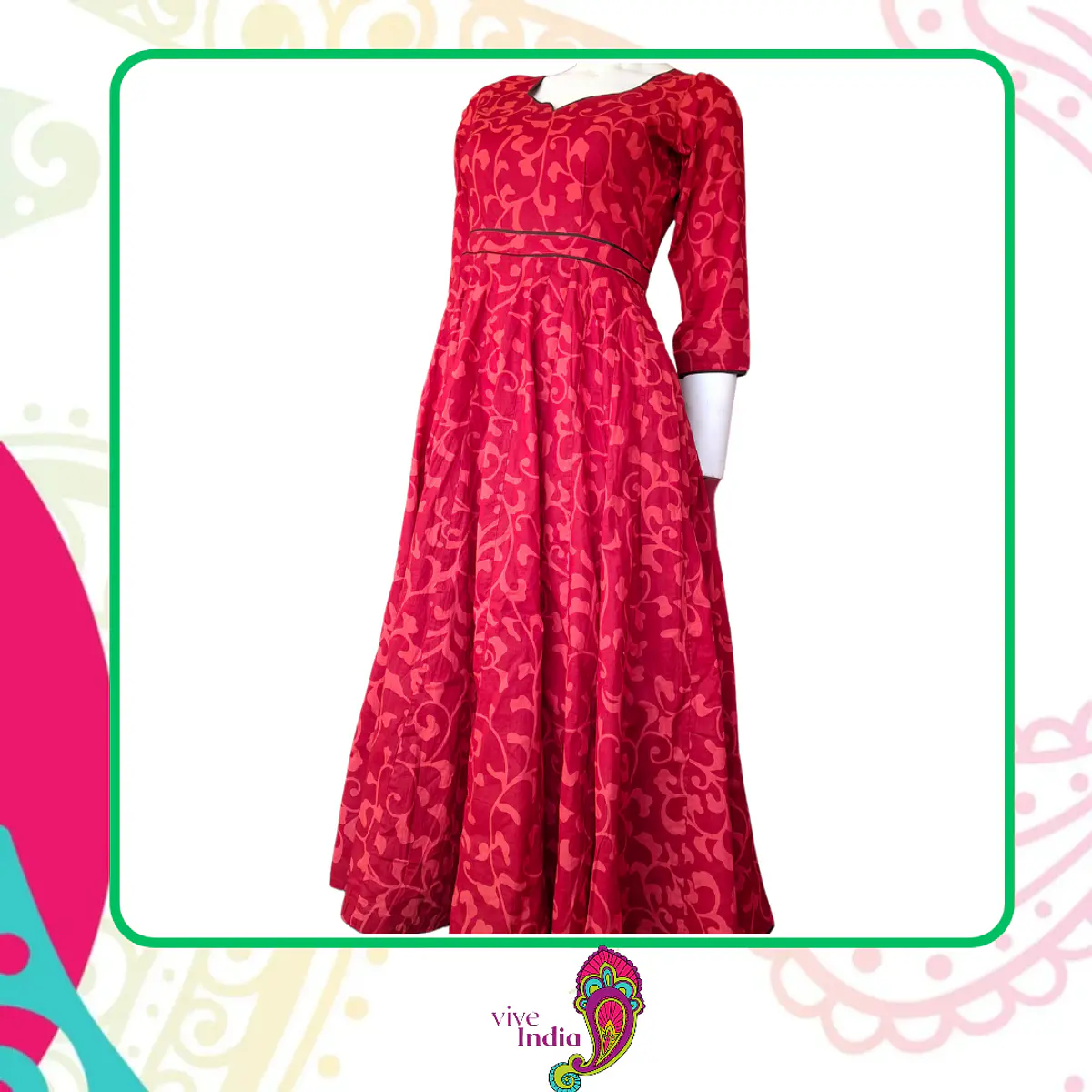 Anarkali algodón - Talla "M"