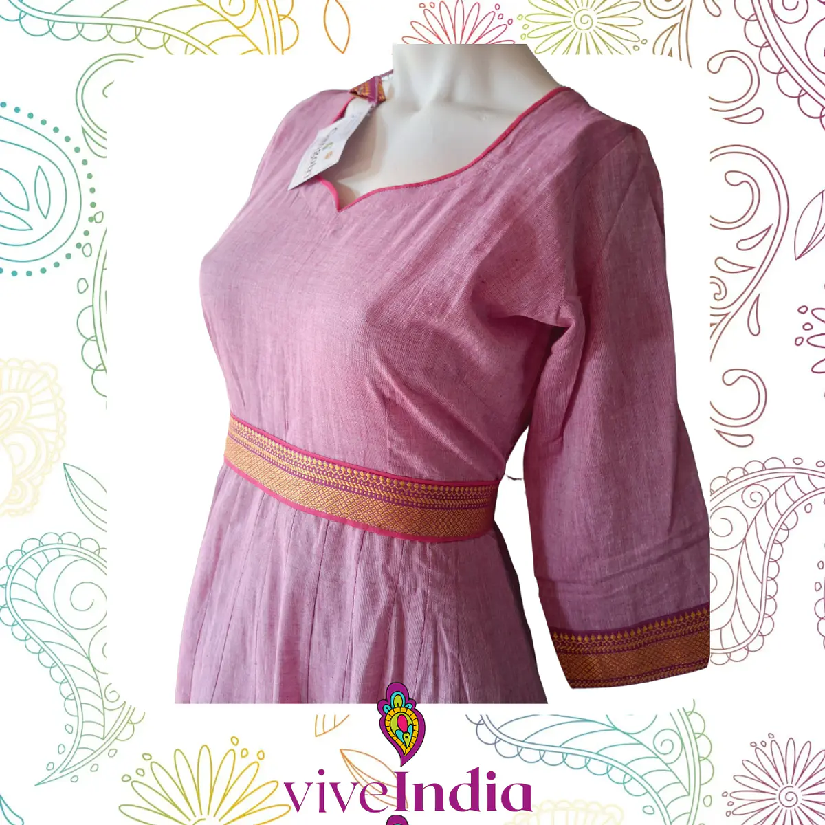 Anarkali de algodón Talla "S"