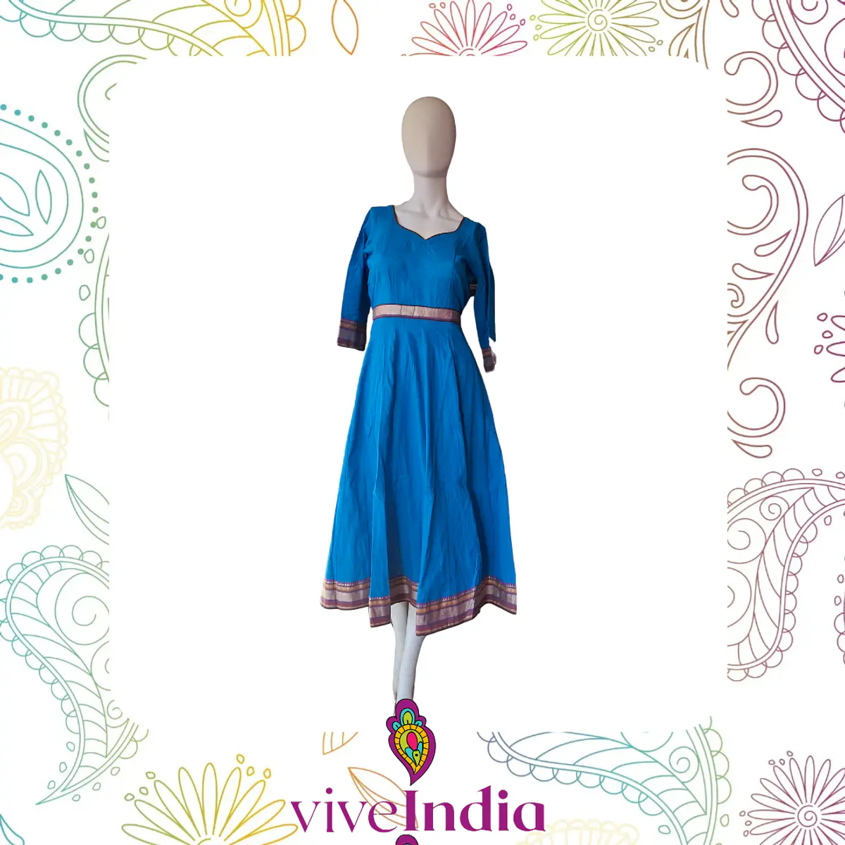 Anarkali de algodón Talla "L"
