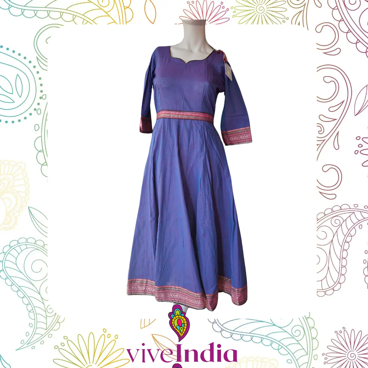 Anarkali de algodón Talla "L"