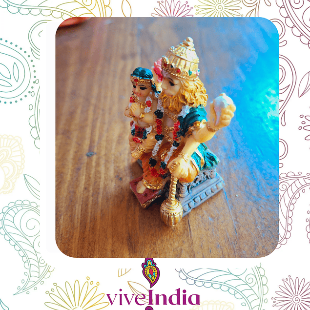 Sri Nrsimhadev pequeño - resina