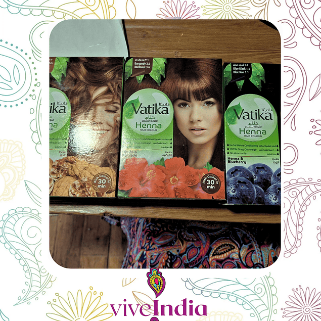 Henna - tinte natural para el cabello 