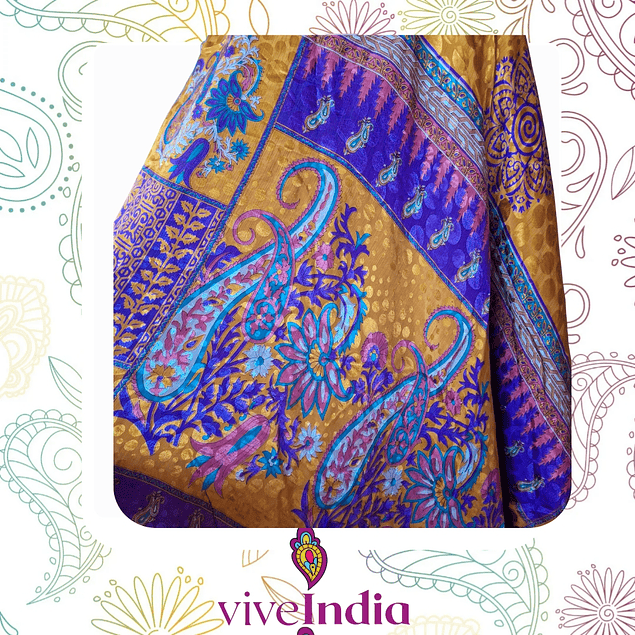 falda mágica - larga- tonos rojos, rosados y blancos