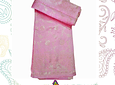 Sari diseño Banarasi - Rosa baby