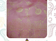 Sari diseño Banarasi - Rosa baby
