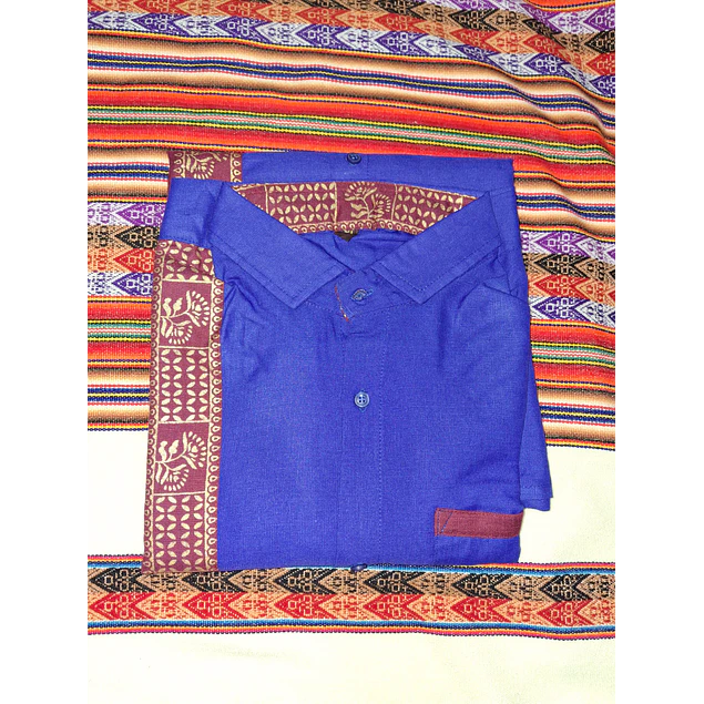 Kurta manga corta - Talla "L" modelo camisa