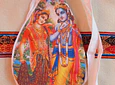 Bipas con cierre - imágenes estampadas - Diseño Radha Krishna
