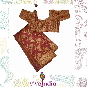Sari con Choli para matrimonio - Talla "M"