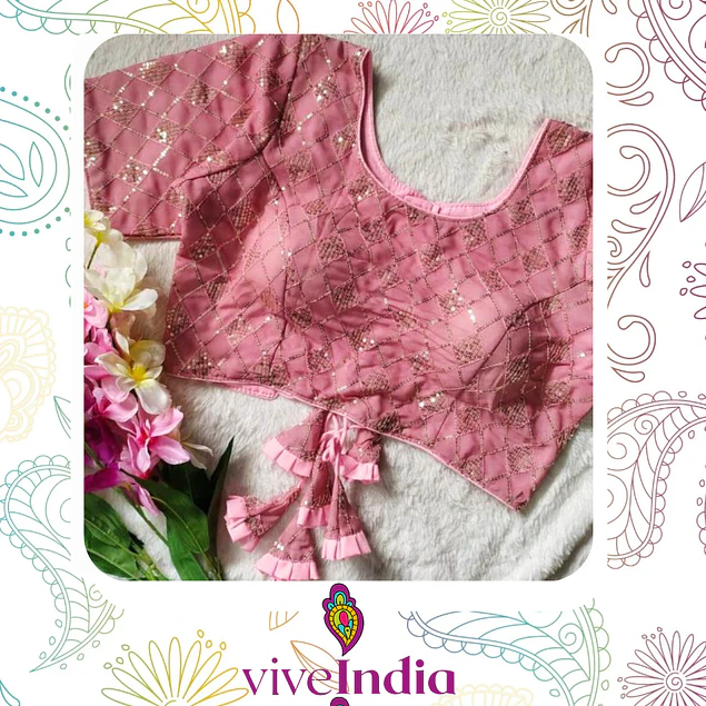 Choli de diseñador - Talla "M"