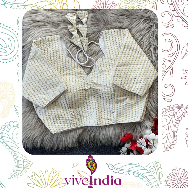Choli de diseñador - Talla "M"