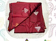 Sari diseño Banarasi - Burdeo