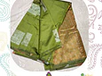 Sari diseño banarasi  - verde pistacho 