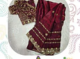 Sari para Matrimonio-con Choli talla "M"