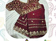 Sari para Matrimonio-con Choli talla "M"