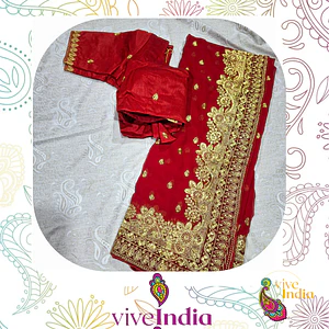 Sari para Matrimonio-con Choli talla "M"