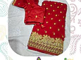 Sari para Matrimonio-con Choli talla "M"